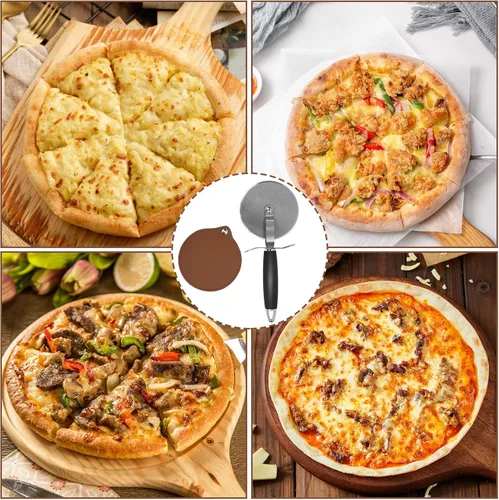 Miniatura 2 de Cubierta de rueda de pizza Yeebeny, la cubierta de volante de pizza es adecuada para la protección del cuchillo de pizza, pequeña, flexible y fácil