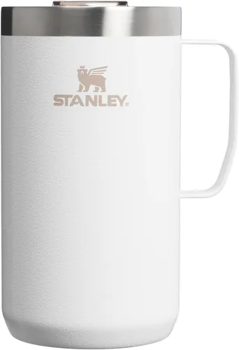 Miniatura 21 de STANLEY Everyday Camp Mug de 24 onzas, tapa para beber, taza para café, té y bebidas, taza de café aislada de acero inoxidable, sin BPA, color ceniza