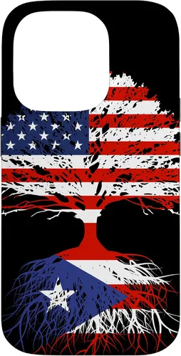 Miniatura 16 de Funda para iPhone 14 Puerto Rico Boricuas Roots Puerto Rico con bandera estadounidense