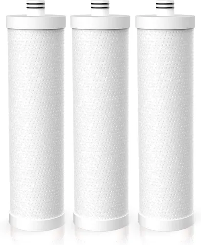 Frizzlife FZ-2 Cartucho de Filtro de Repuesto para Filtro de Agua Bajo Fregadero MP99, MK99, MS99 & Filtro RV MV99 - Paquete de 3
