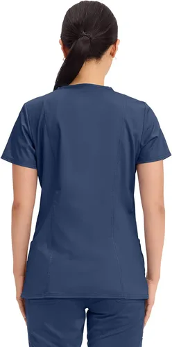 Miniatura 4 de Workwear Revolution Mujeres Scrubs Top V-cuello WW620