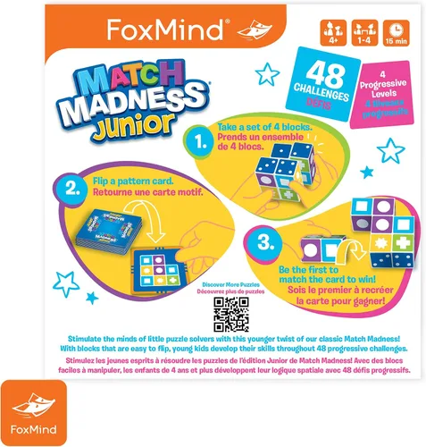 Miniatura 4 de FoxMind Juegos: Match Madness Junior, un juego de rompecabezas a juego de patrones, haz el partido en un flash, desarrolla reconocimiento visual