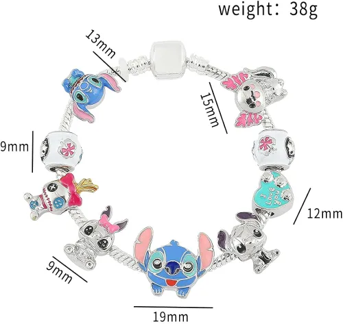 Miniatura 2 de PP.GOLDEN Collar y pulsera de puntada con texto en inglés "You are My Sunshine", joyería para niñas y niñas, regalo de cumpleaños para hija, nieta