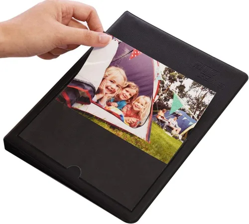 Miniatura 4 de Zink Álbum de fotos Material de PVC resistente con capacidad para 72 fotos de 4 x 6 pulgadas Compatible con Kodak Dock y HP Sprocket Studio