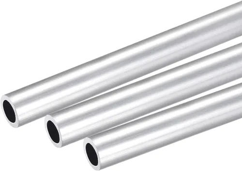 Miniatura 30 de uxcell 6063 Tubo redondo de aluminio 0.315 in OD 0.157 in Diámetro interior 9.843 in Longitud Tubería 3 PC