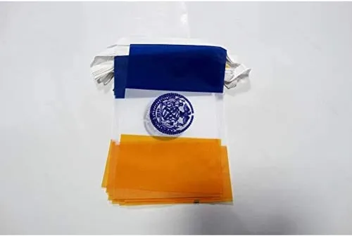 Miniatura 35 de AZ FLAG Señal marítima internacional 42.7 ft BUNTING Flag 40 banderas 9'' x 6'' - Banderas de cuerda del alfabeto náutico 5.9 x 8.3 in