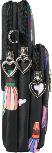 Miniatura 3 de Cartera para teléfono celular, bolsa cruzada para Samsung Galaxy S24 S23 Ultra S21 S22 S20 Plus Fe Note 20 A15 5G A25 A35 A05S A14 A13 A54 A71 Negro