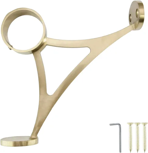 Miniatura 7 de Barra de grado 316 de acero inoxidable y soporte de riel de pie de montaje en el suelo para barra de 2 pulgadas de diámetro exterior, acabado
