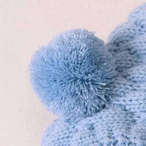 Miniatura 4 de OBEEII Mameluco de punto con capucha para bebé niña y niño