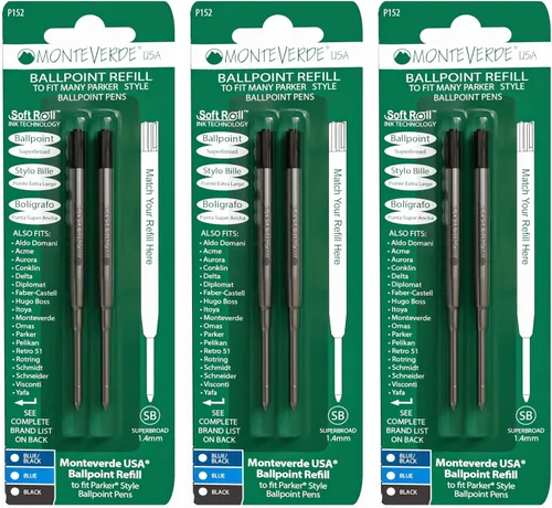 Miniatura 4 de Monteverde Ballpoint Refill to Fit Parker Ballpoint Pens (P15)