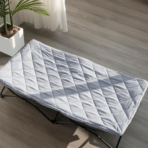 Miniatura 5 de Sábana para Regalo My Cuna Cama portátil para niños pequeños, cuna de viaje Joovy (solo sábana, cama no incluida), funda acolchada para cuna de Gris