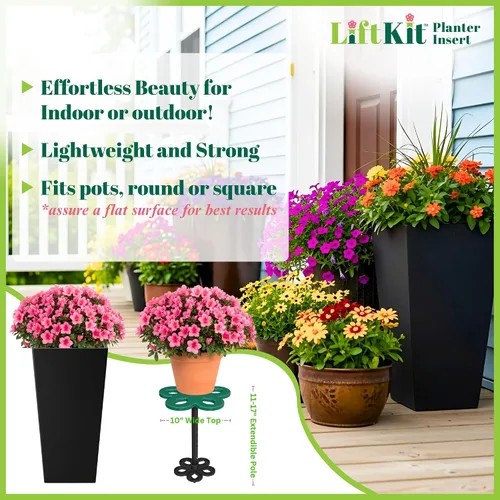 Miniatura 5 de Inserto para maceta Lift Kit Alto con forma cónica para rellenar la parte inferior de macetas altas y contenedores grandes de plantas Para