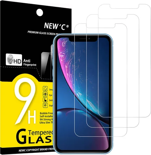 Miniatura 33 de NEW'C Paquete de 3 protectores de pantalla de privacidad para iPhone Air/iPhone 17 Air (6.5 pulgadas), película de vidrio templado antiespía