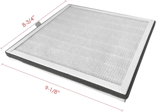 Miniatura 4 de Filtro de repuesto, compatible con purificador de aire PureZone Pure Enrichment PEAIRPLG, filtro 3 en 1 de grado H13 de alta eficiencia, número