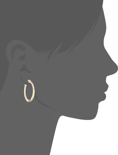 Miniatura 3 de GUESS Pendientes de aro con logotipo básico