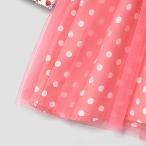 Miniatura 5 de Disney Vestido de tul de malla de manga larga para niña de 2 a 6 años