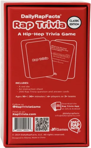 Miniatura 6 de Rap Trivia: Un juego de trivia de hip-hop para la noche de eventos familiares o grupales