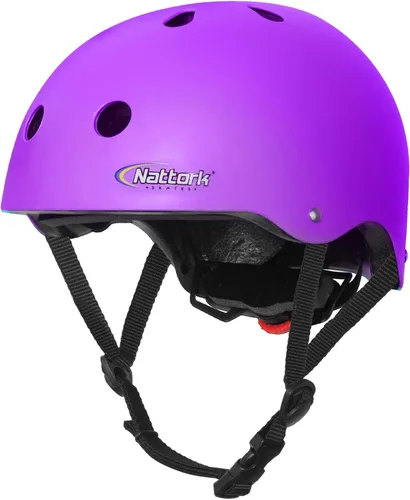 Miniatura 9 de Nattork Casco Infantil de Protección, Forro Extraíble para Multideportes Patineta, Patines, Bicicleta, Patinete Edad 4-12 Niños, Jóvenes, Adultos