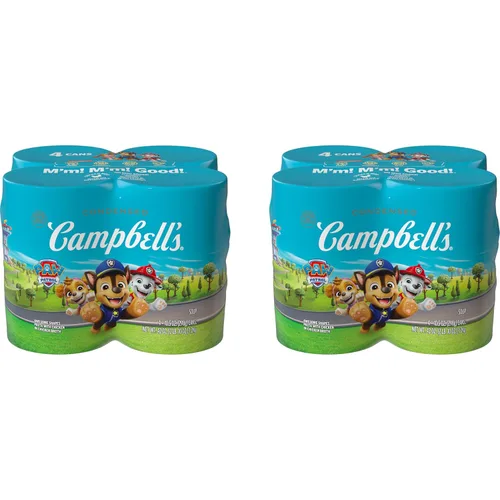 Miniatura 14 de Sopa condensada Campbell’s para niños, pasta Paw Patrol de formas impresionantes con pollo en caldo de pollo, lata de 10.5 onzas (paquete de 12)