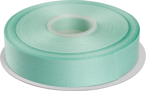 Miniatura 84 de Cinta de sarga de espiga con mango suave, ideal para envolver regalos, costura artesanal, 1/4 pulgadas x 25 yardas, color azul antiguo