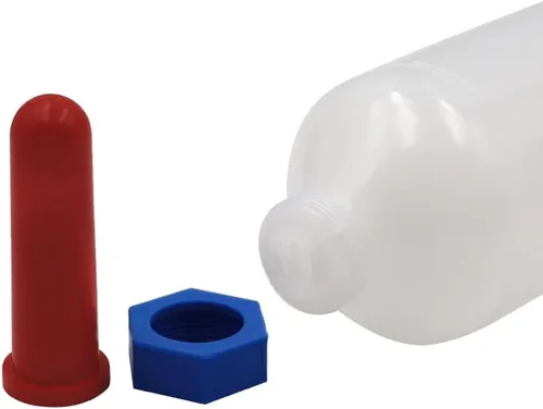 Miniatura 5 de YSTAR Botella de lactancia de leche de ternero de 1L con pezón Alimentador de leche de ternero Soporte para botellas de ovejas ganado ordeño