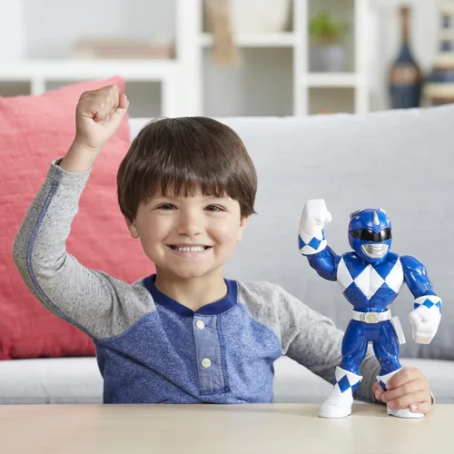Miniatura 7 de Power Rangers Playskool Heroes Mega Mighties Blue Ranger Marrón/a