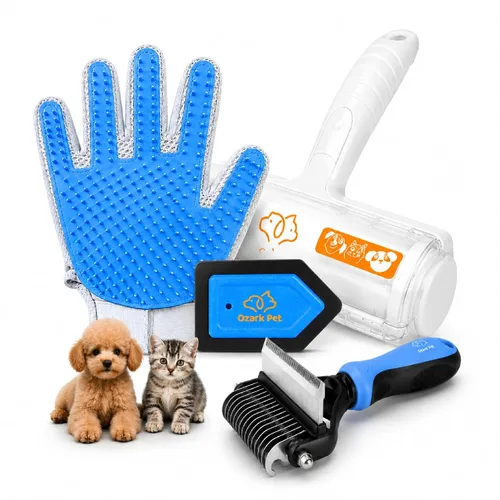 Miniatura 10 de Pet Hair Removal for Home & Car 3-in-1 – Reusable Dog & Cat Removal Kit with Pet Tool, Glove, Mini Detail Cleaning & Furniture Hair Remover for