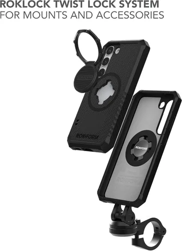 Miniatura 5 de Rokform - Funda para Galaxy S23, Serie Resistente, Carcasa Magnética con Bloqueo de Giro, Funda Blindada Probada contra Caídas (Negro)