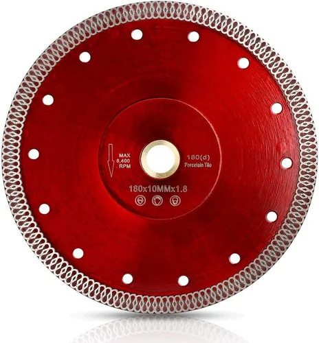 Miniatura 11 de 2 piezas/lote Hoja de sierra para azulejos de 7" Hoja de sierra de diamante súper delgada para azulejos de porcelana y piedra