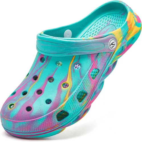 Miniatura 10 de HOBIBEAR - Zuecos de jardín unisex para hombre y mujer