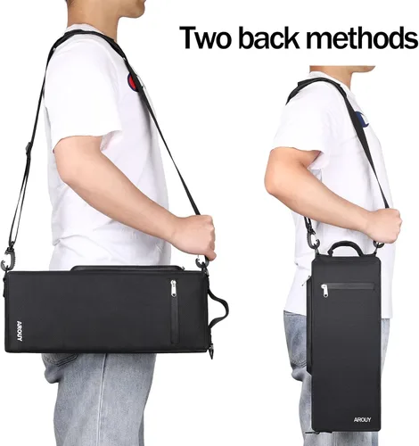 Miniatura 4 de AROUY Bolsa térmica de golf – Accesorios para hombres, pequeña hielera de cerveza con aislamiento suave con capacidad para 6 latas o dos botellas