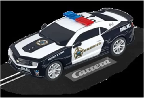 Miniatura 2 de Carrera 64031 Chevrolet Camaro ZL1 Sheriff Escala 1:43 Vehículo de Carreras Analógico de Ranura GO Conjuntos de Pistas de Carreras de Autos