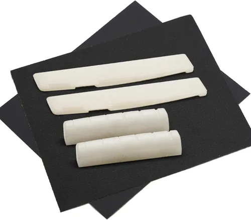 Miniatura 10 de SAPHUE 6 piezas de trastes de hueso sin blanquear para guitarra eléctrica, bajo, guitarra clásica y acústica, mandolina, banjo, ukelele
