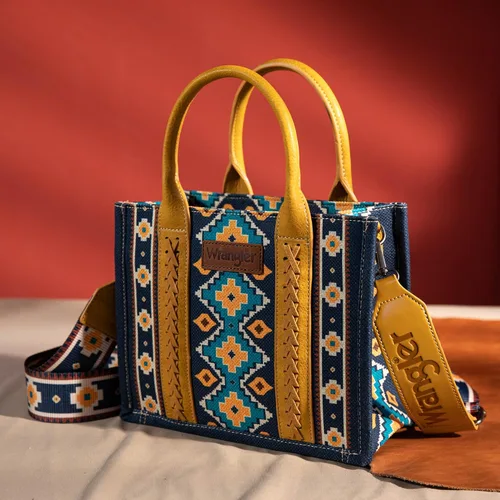Miniatura 2 de Wrangler Aztec Tote Bag for Women Boho Shoulder Purses and Handbags