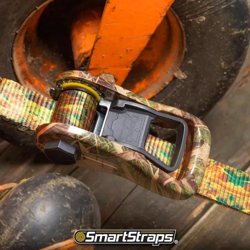Miniatura 8 de SmartStraps 1956 14' Correas de carraca CamoX de 14 pies con tejido de camuflaje (5,000 lb)