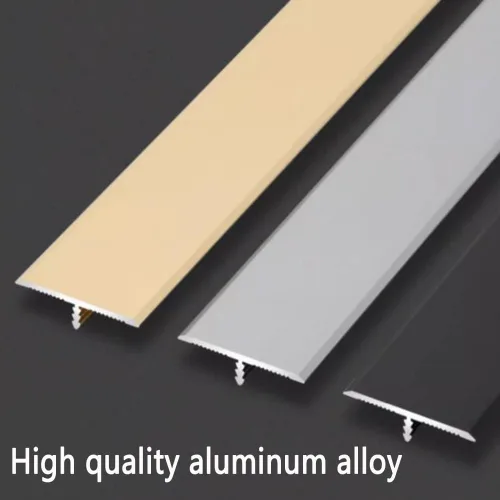 Miniatura 5 de NILZA Tira de umbral de aluminio de 36 pulgadas, tira de transición de suelo con moldura en T, tiras de cubierta de transición de 4/5 pulgadas, tira