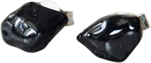 Miniatura 51 de Pendientes de tuerca de cristal de piedra natal aleternativa para mujer y hombre