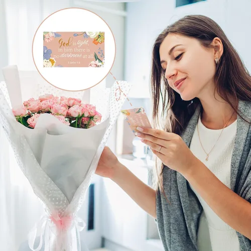 Miniatura 5 de Yaomiao 240 tarjetas de oración con versículos de la Biblia para mujeres, mini tarjetas de las Escrituras con cita inspiradora, regalos cristianos