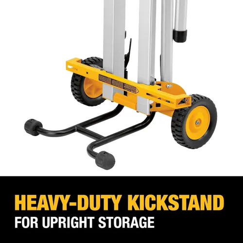 Miniatura 8 de DEWALT Sierra de mesa para lugar de trabajo, compacta, 8-1/4 pulgadas con soporte para sierra de mesa, móvil/rodante (DWE7485 y DW7440RS)