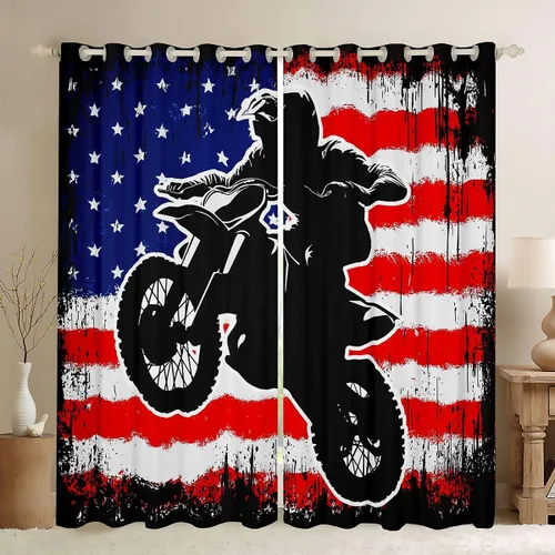 Miniatura 24 de Cortinas opacas de damasco negro para adultos, 30-50 % cortinas barrocas victorianas antiguas de 38 pulgadas de ancho x 54 pulgadas de largo, Multi