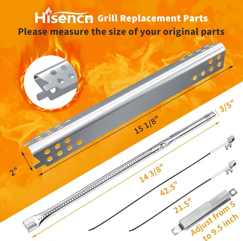 Miniatura 2 de Hisencn Piezas de repuesto para parrillas de gas Charbroil Advantage 463344015 463432215 463343015 463240015 463240015, 463436815, Charbroil