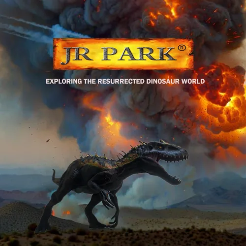 Miniatura 2 de JR PARK Juguete grande realista de Tiranosaurio Rex, colección de dinosaurios T-REX de 15.7 pulgadas, figuras de dinosaurios de juego para niños