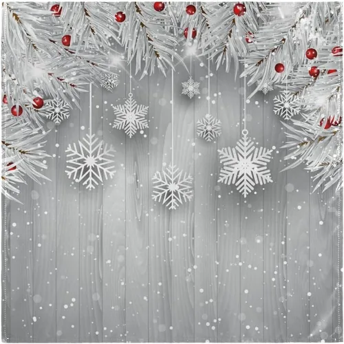Miniatura 9 de Paquete de 6 servilletas de tela, servilletas lavables de Navidad, ideales para bodas, fiestas, cenas de vacaciones, 20 x 20 pulgadas Patrón 3
