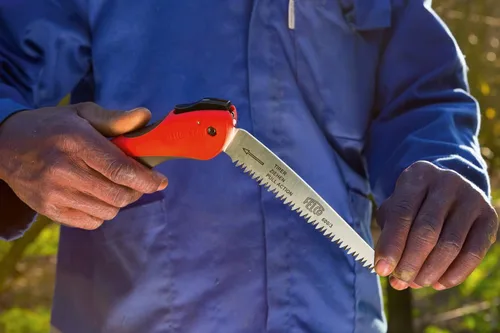 Miniatura 5 de Felco Sierra plegable (F 600) - Sierra de poda clásica de árboles con acción de tracción, color rojo