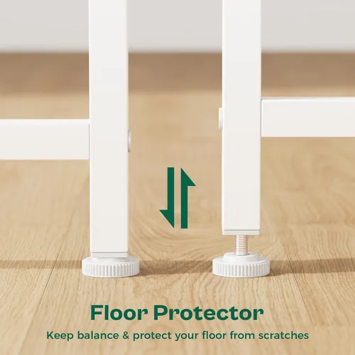 Miniatura 9 de Huuger Cómoda alta para dormitorio, cómoda estable de 7 cajones con dispositivo antipunta, cajones de piel sintética y tela, mesita de noche alta