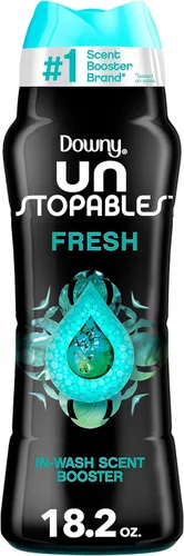 Downy Unstopables - Perlas potenciadoras de aroma para lavar la ropa, frescas, 18.2 onzas