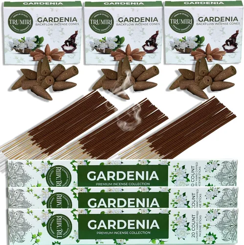 Miniatura 12 de Dragons Blood - Varillas de incienso y conos de reflujo para cascada, 60 varillas + 30 conos, paquete combinado de incienso en cascada Sangre