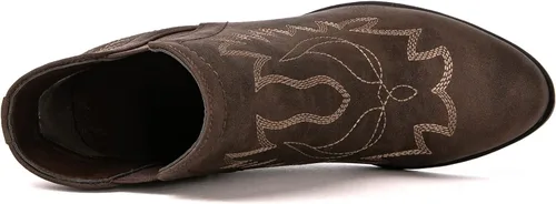 Miniatura 6 de GLOBALWIN Botas de tobillo para mujer, botas vaqueras del oeste