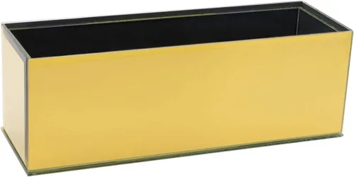 Miniatura 10 de Royal Imports - Florero de cristal decorativo de forma oblonga rectangular para centro de mesa o decoración de boda Transparente