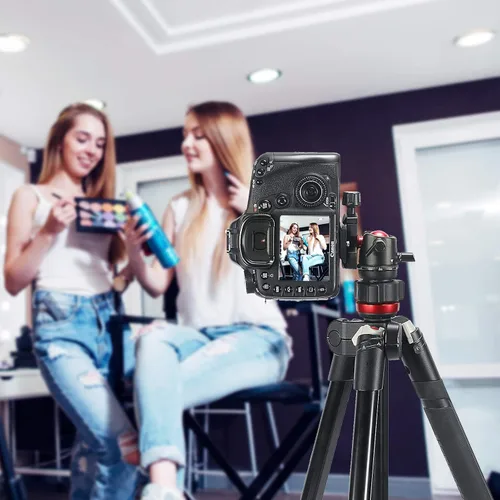 Miniatura 6 de SmallRig Mini Cabeza de Bola, Cabeza de Trípode para Cámara Panorámica 360° con Tornillo de 1/4" y Montaje de Rosca de 3/8" y Placa de Liberación